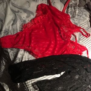 Red lingerie